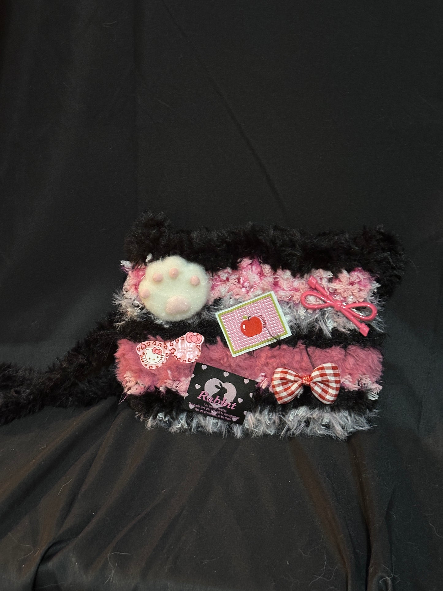Black & Pink Phone Bag