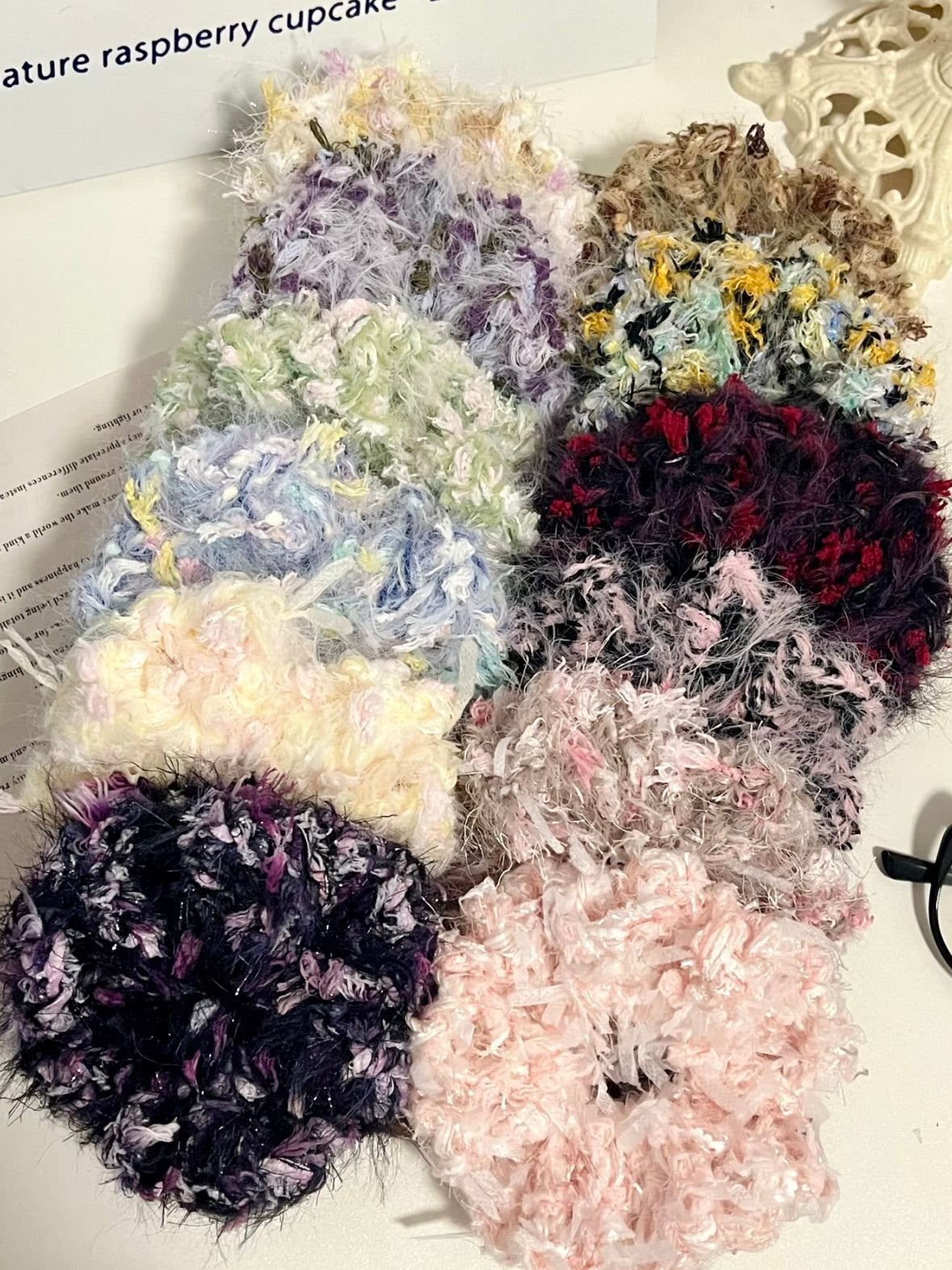 Cozy Scrunchie Mystery Box | Handmade Crochet Hair Tie