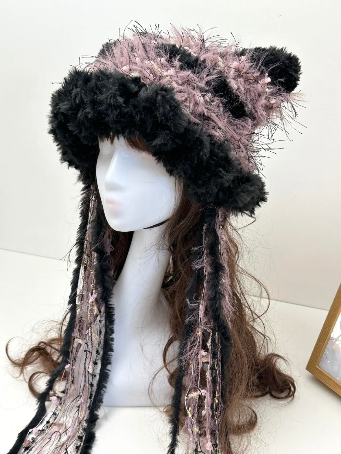 Crochet Cat Ear Beanie: Peninsula Rose Jellyfish Hat