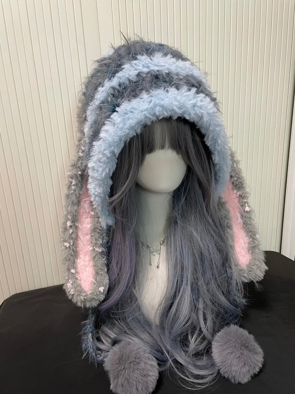 Judy Zootopie Bonnet Fait Main Oreilles de Lapin | Chapeau Animal Mignon au Crochet