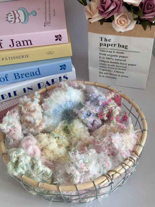 Cozy Scrunchie Mystery Box | Handmade Crochet Hair Tie