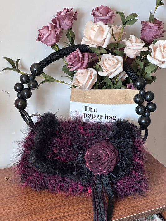 Black & Red New Chinese Style Shoulder Bag