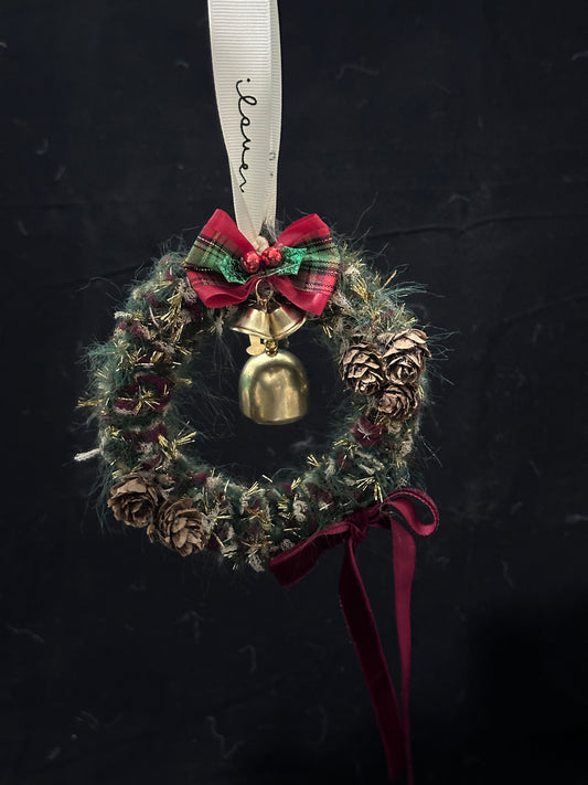 Crochet Christmas Wreath: Festive Handmade Holiday Decor