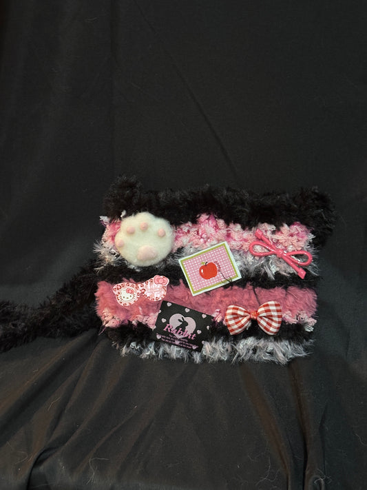 Black & Pink Phone Bag