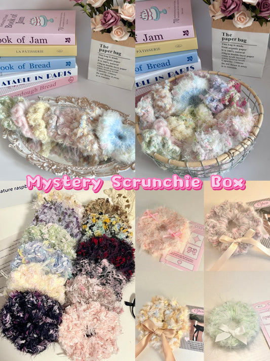 Cozy Scrunchie Mystery Box | Handmade Crochet Hair Tie