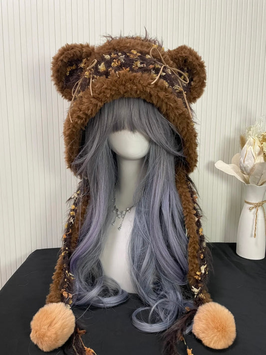 Brown Bear Hood – Handmade Crochet Animal Hood