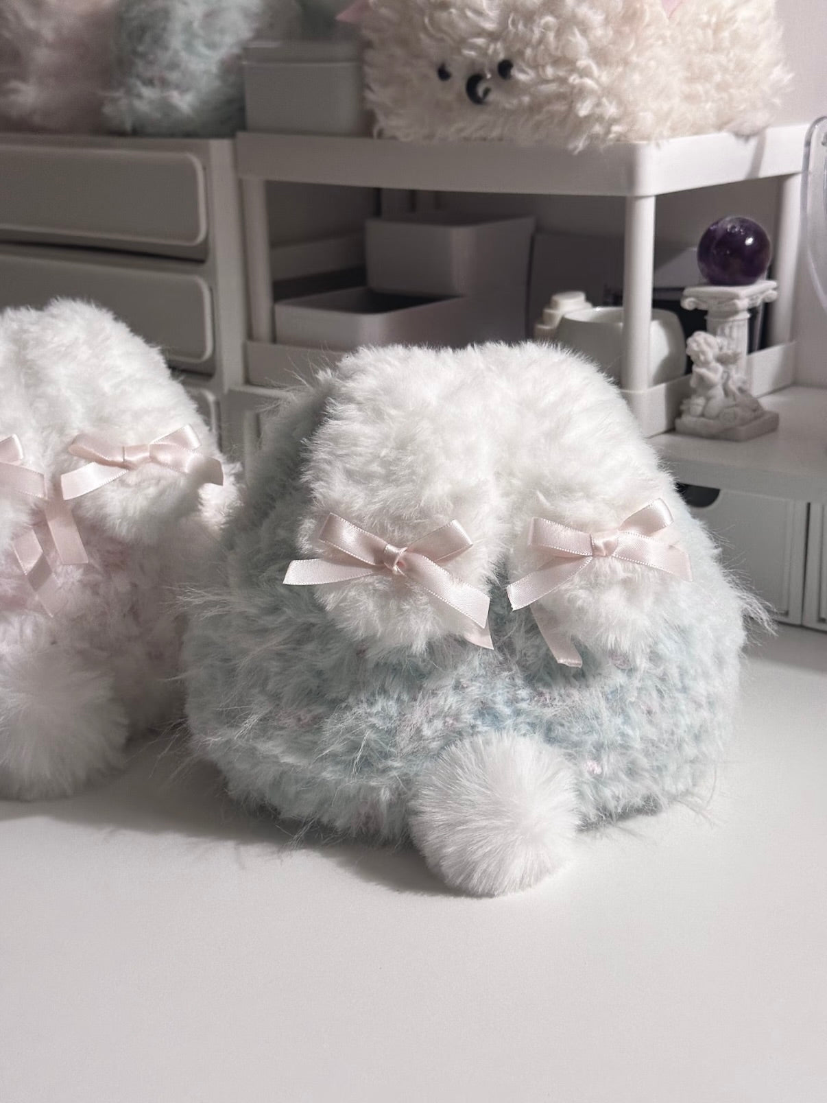 Niedlicher Plüsch Hasenrucksack Kawaii Hasentasche Lolita Hasenrucksack