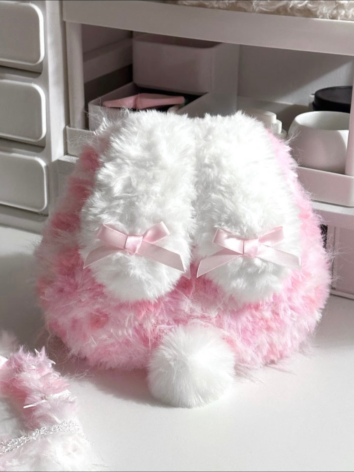 Niedlicher Plüsch Hasenrucksack Kawaii Hasentasche Lolita Hasenrucksack