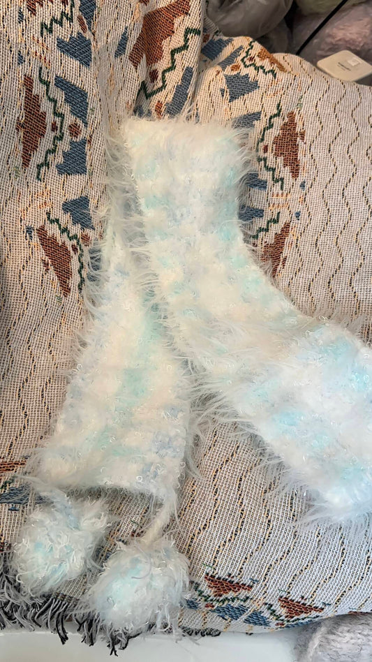 Blue & White Scarf